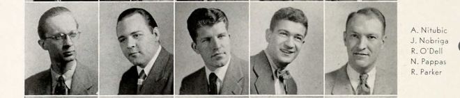 WWII Artist John R. Nobria's Pratt Institute Class Photo ca. 1949