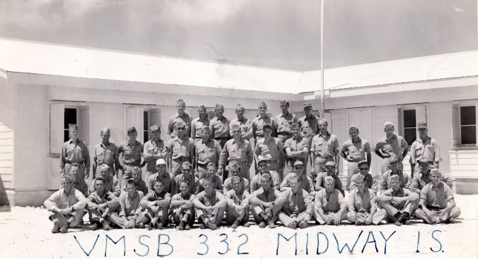 VMSB 332 on Midway