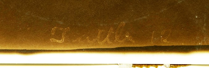 Reversed photographer etching 